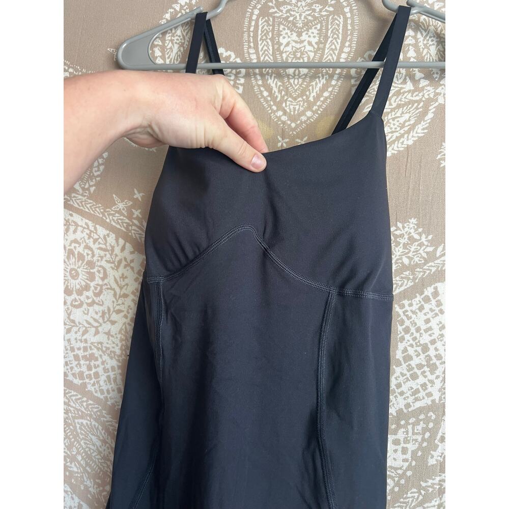 Gymshark Strappy All In One Workout Romper in Black - Picture 4 of 8